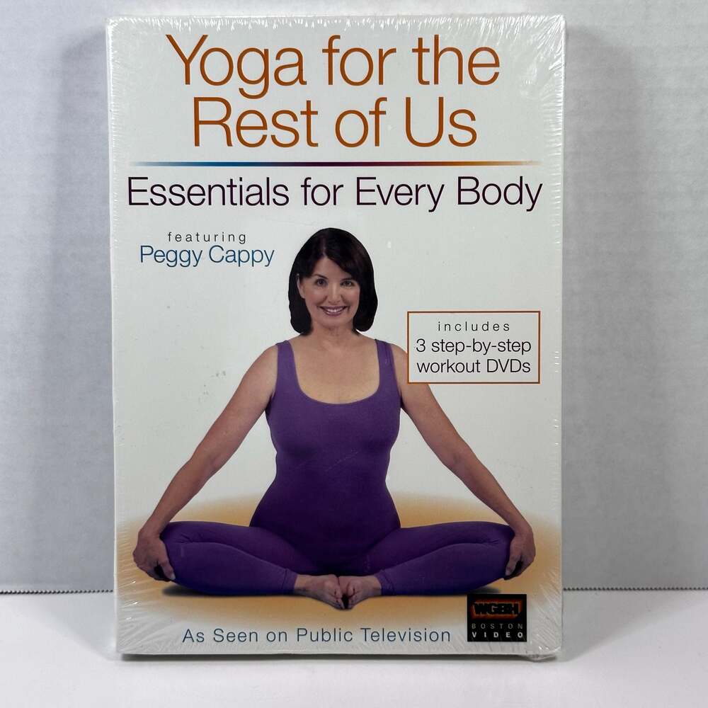 Yoga for the Rest of Us: Essentials for Every Body 3-DVDs  featuring Peggy Cappy
